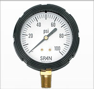 2 1/2" SPAN LFS-210-60-G-CERT Pressure Gauge 5NMV8 60 PSI 