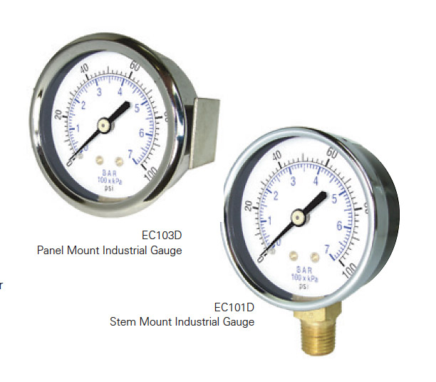 Span Instruments Other – 1.5”, 2.0”, 2.5” and 3.5” Dry Pressure Gauge | SPAN Instruments